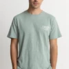 Rhythm Livin Slub T-Shirt Seafoam