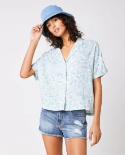 Rip Curl Sunchaser SL Hemd Blue White