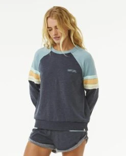 Rip Curl Surf Revival Raglan Sweat Dark Navy
