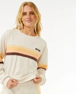 Rip Curl Panel Sweat Oatmeal Marle