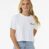 Rip Curl Dancing Crop T-Shirt White