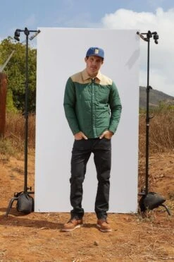 Brixton Cass Jacket Pine Needle Sand