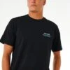 Rip Curl Heritage Ding Repair T-Shirt Black