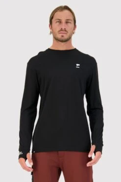 MonsRoyale Yotei LS Logo T-Shirt Black