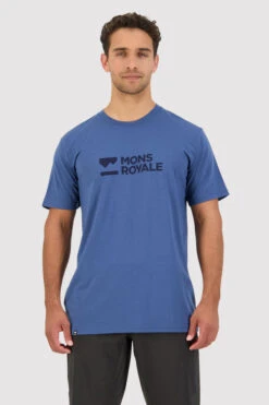 MonsRoyale Icon T-Shirt Brand Look Up Dark Denim