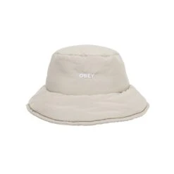 Obey Insulated Bucket Hat Silver Grey
