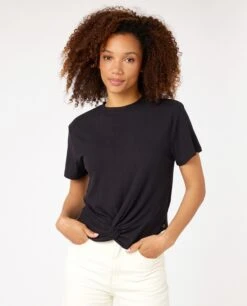 Rip Curl Lauria Rib Top Black