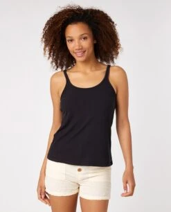 Rip Curl Amantea Rib Top Black