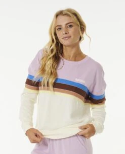 Rip Curl Surf Revival Crew Sweat Lilac
