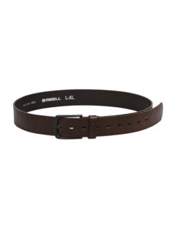 Reell All Black Buckle Belt Brown