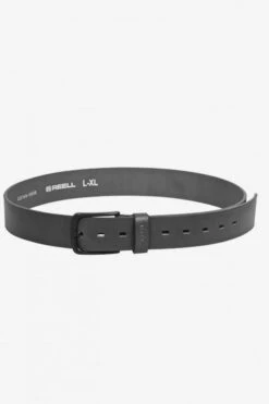 Reell All Black Buckle Belt Vint Grey