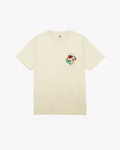 Obey Flowers Papers Scissors T-Shirt Cream