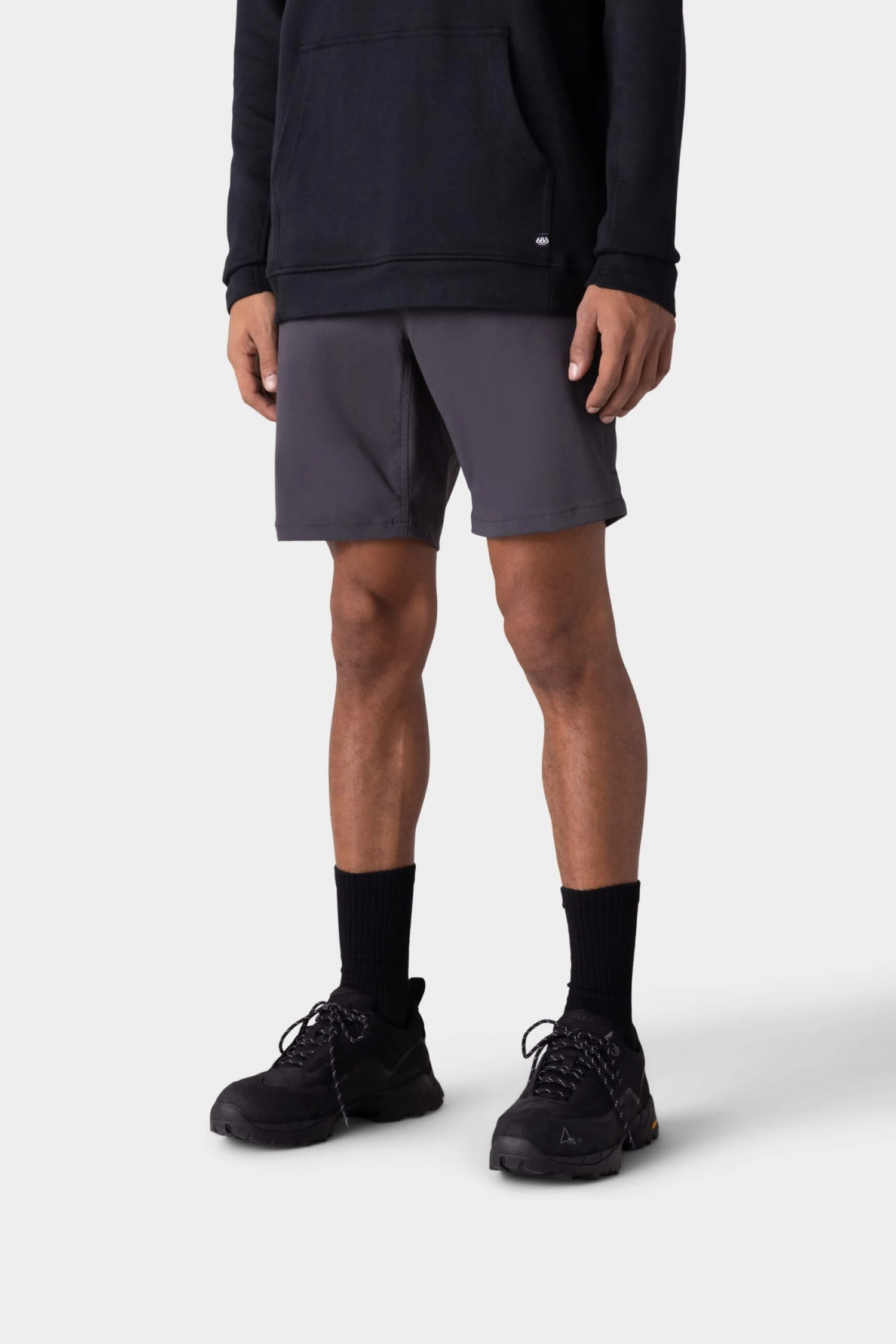 EW Hybrid Shorts Charcoal 1 EW Hybrid Shorts Charcoal