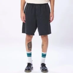 Obey Easy Denim Carpenter Shorts Dusty Black