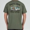 Salty Crew Reels And Meals Prem T-Shirt Forest Htr