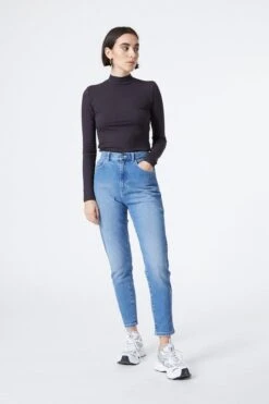 Dr. Denim Dr.Denim Nora Mid Stone Stretch Blue