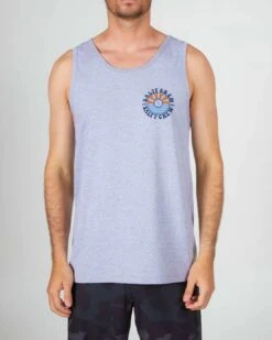 Salty Crew Sunwaves Tank Athletic Heather