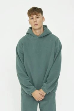 Mazine Gilam Fleece Hoody Pale Ocean