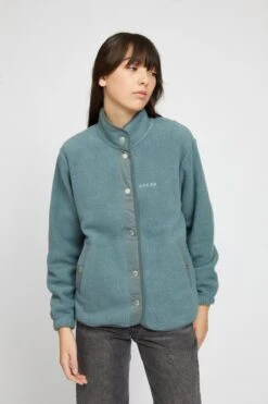 Mazine Fleet Fleece Jacket Pale Ocean