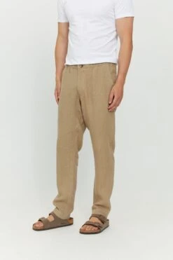 Mazine Littlefield Linen Pants Sandy Olive