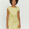 Mazine Ruth Print Kleid Celery Green Print