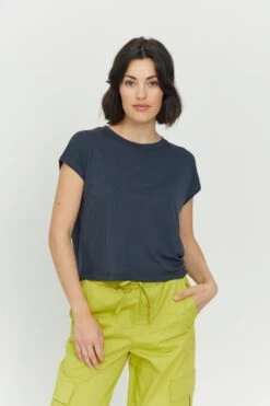 Mazine Golden T-Shirt Ink Blue