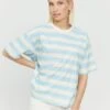 Mazine Ravi T-Shirt Dream Blue Off White