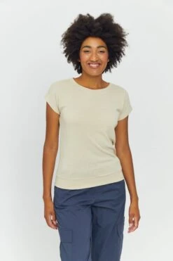 Mazine Derry T-Shirt Eggshell Melange