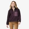 Patagonia Microdini 1 / 2 Zip Fleece Obsidian Plum