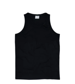 Vintage Industries Bryden Singlet Tank Black