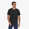 Patagonia P-6 Mission Organic T-Shirt Ink Black