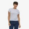 Patagonia P-6 Logo Respo Lady T-Shirt White