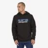 Patagonia P-6 Logo Uprisal Hoody Black