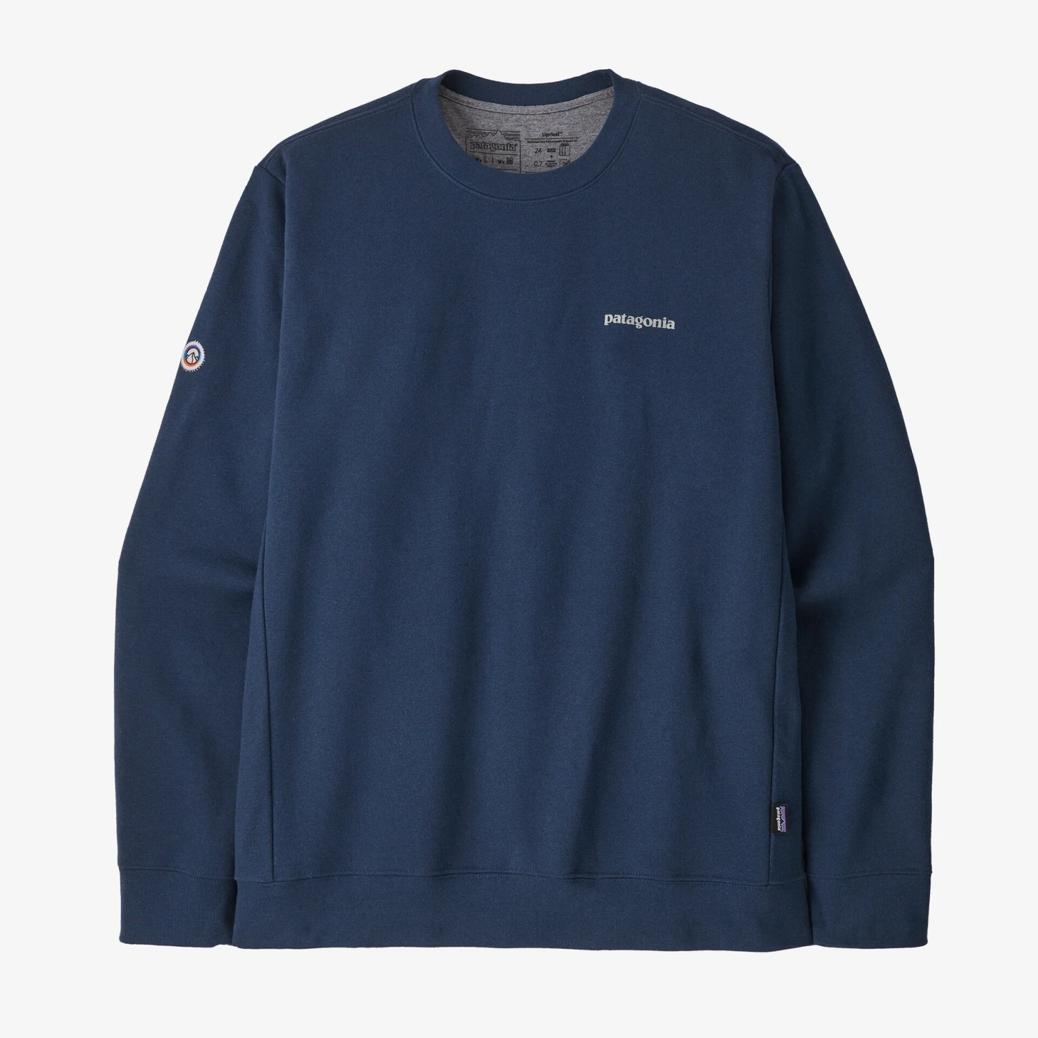Patagonia Fitz Roy Icon Uprisal Crew Lagom Blue 1 Patagonia Fitz Roy Icon Uprisal Crew Lagom Blue