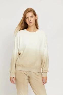 Mazine Tama Sweat Owhite Sandy Olive