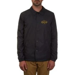 Volcom Recall Coach Jacket Blk