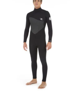 Rip Curl Omega 4 / 3 Back Zip Neopren Black