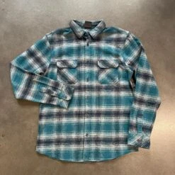Rip Curl Count Flannel Hemd LS Mineral Blue