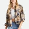 Brixton Bowery Lady LS Flannel Hemd Sesame Flint