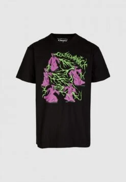 Cleptomanicx Demon Ravers T-Shirt Black
