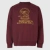 Cleptomanicx Happiness Sweat Tawny Port