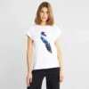 Dedicated Stina Raven Visby T-Shirt Oat White