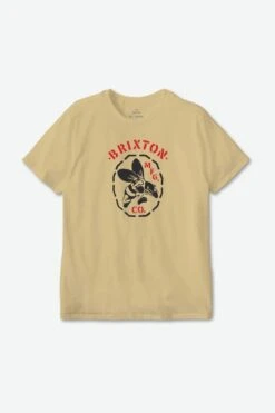 Brixton Reeder T-Shirt Straw