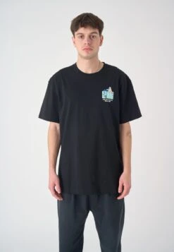 Cleptomanicx Full Time Service T-Shirt Black