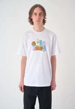 Cleptomanicx The Gang T-Shirt White