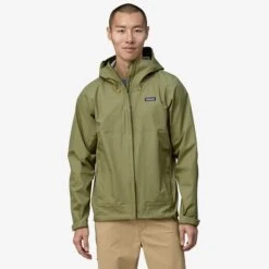 Patagonia Torrentshell 3 L Rain Jacket Buck Green