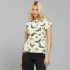 Dedicated Visby Butterfly T-Shirt Oat Wht Rainy
