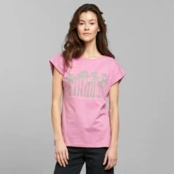 Dedicated Palm Row T-Shirt Cashmere Pink