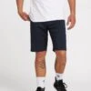 Volcom Frickin Modern Stretch Shorts Dark Navy