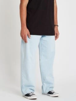 Volcom Billow Jeans Pants Light Blue